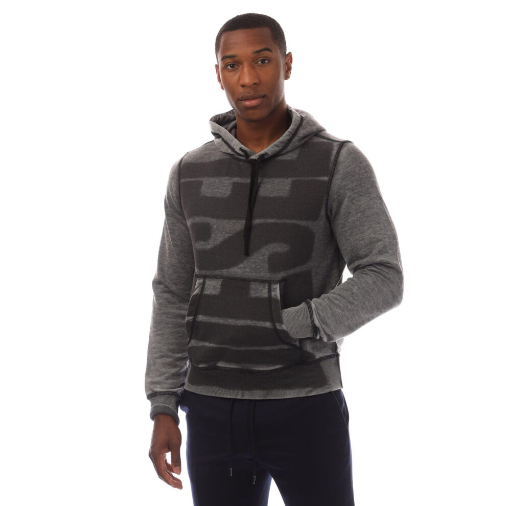 Diesel Mens S-Ginn Hoodie Black