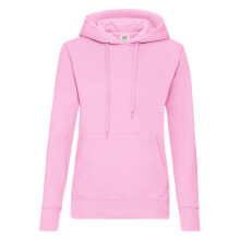 (XS, Light Pink) Fruit of the Loom Womens/Ladies Classic Hoodie