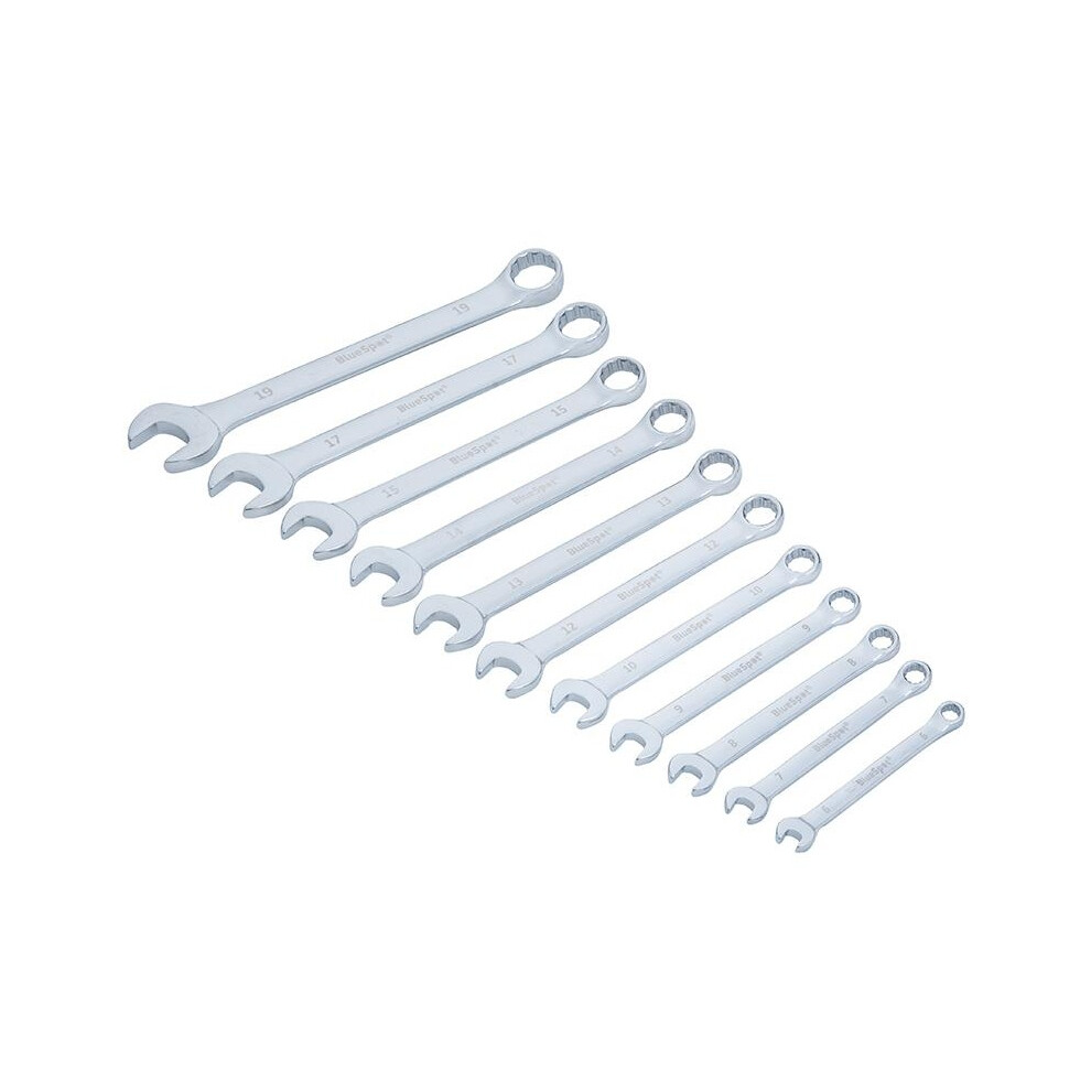 Bluespot Tools Combination Spanner Set, Metric 5063750417288