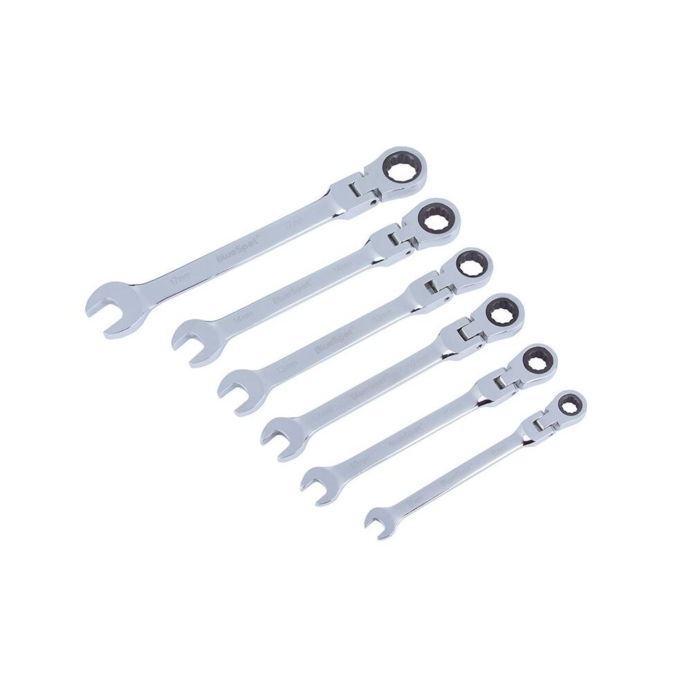 Bluespot Tools Flexible Head Ratchet Set - Multi Colour - Image 2