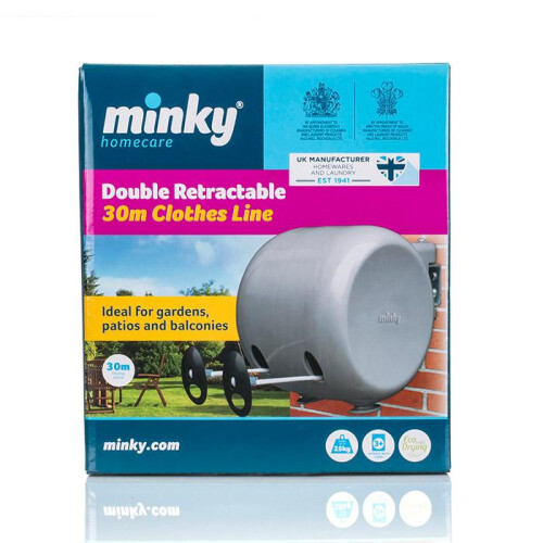 Minky Minky Double Retractable Clothes Line 2 x 15m