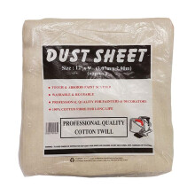 Cotton Twill Dust Sheet 12 x 9'