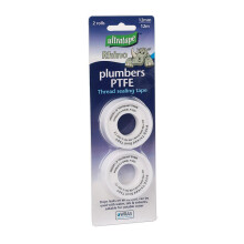 Ultratape Rhino Plumbers PTFE Thread Sealing Tape 12mm x 12m 2pk