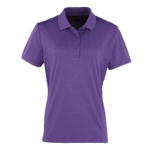 (M, Purple) Premier Womens/Ladies Coolchecker Polo Shirt