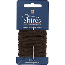 (One Size, Brown) Ezi-Groom Horse Plaiting Thread