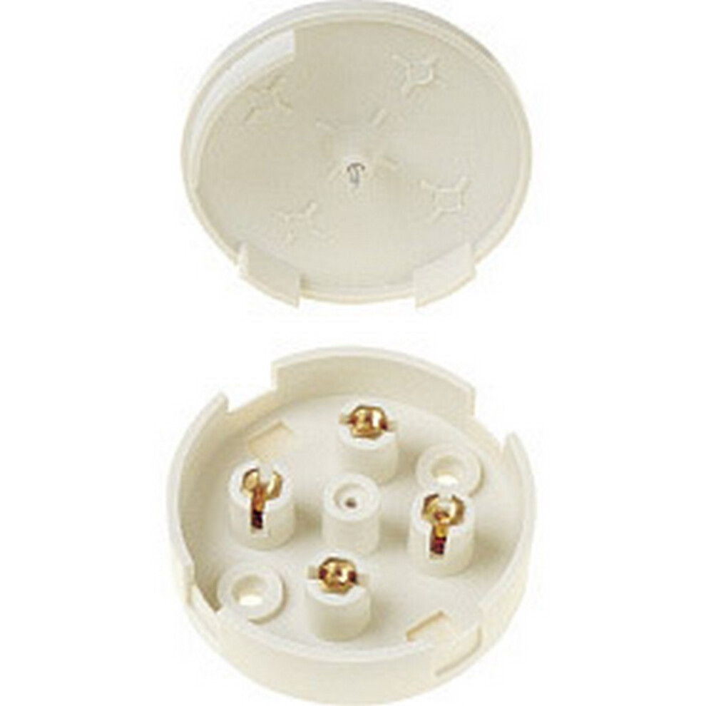 Dencon 20A 4 Terminal Junction Box With Selective Entries - White - Image 2