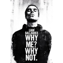 Liam Gallagher Why Me Why Not Poster