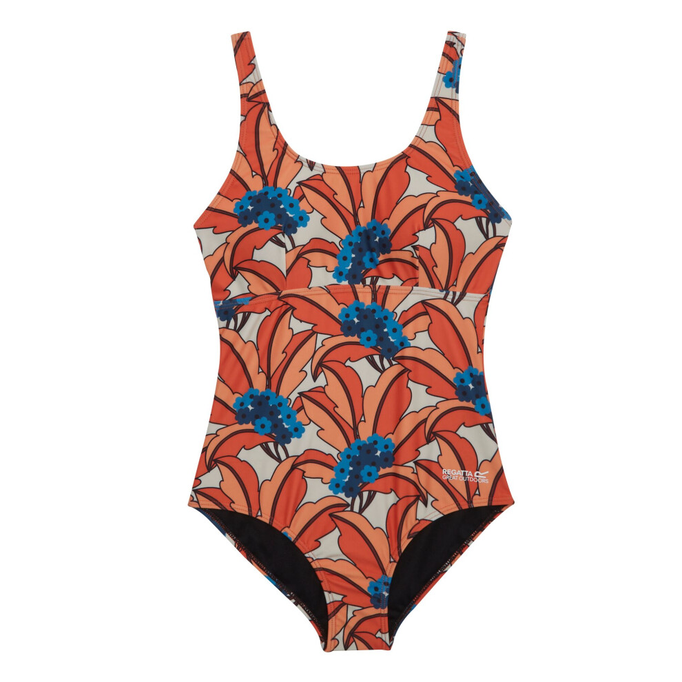 New Regatta Women's / Orla Kiely Tropical One Piece Swimsuit Orange