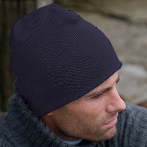 Result (One Size, Navy Blue) Result Pull On Soft Feel Acrylic Winter Hat 1