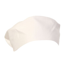 (One Size, White) BonChef Chef Skull Cap