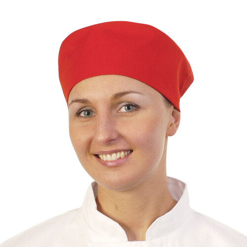 (One Size, Red) BonChef Chef Skull Cap 1
