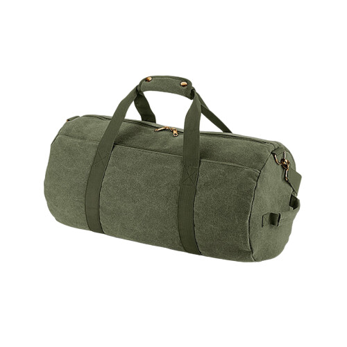 BagBase Bagbase Barrel Canvas Duffle Bag