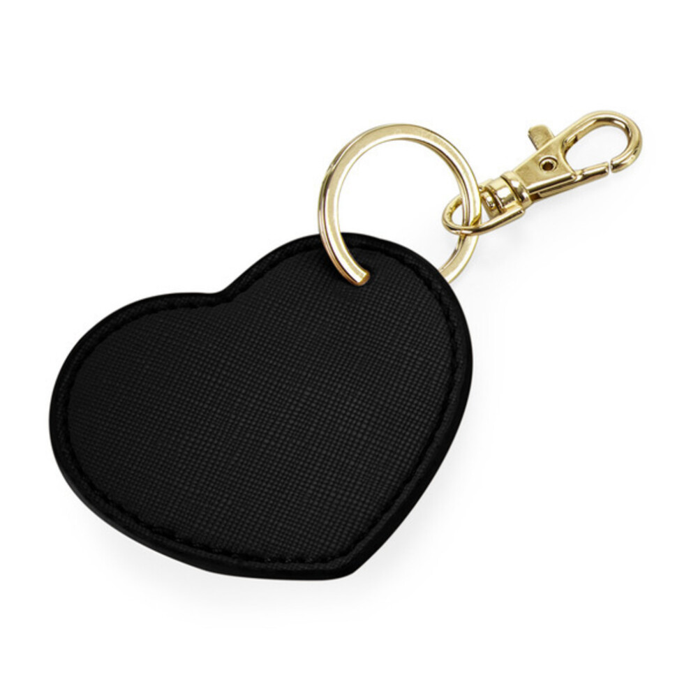 Bagbase (One Size, ) Boutique Heart Key Clip Black
