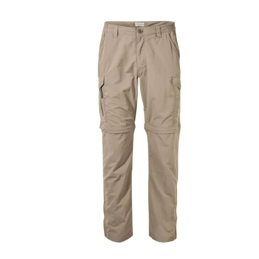 Craghoppers Men's Convertible Hiking Trousers - Pebble - 34S - Pebble - 100% Polyamide - Image 2