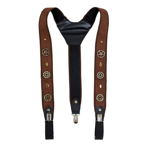 Bristol Novelty Unisex Adults Steampunk Braces