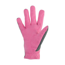 (L, Grey/Pink) Little Rider Childrens/Kids Merry Go Round Riding Gloves