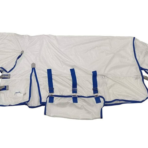 Shires Highlander Plus Combo Neck Sun Protective Horse Fly Rug 2
