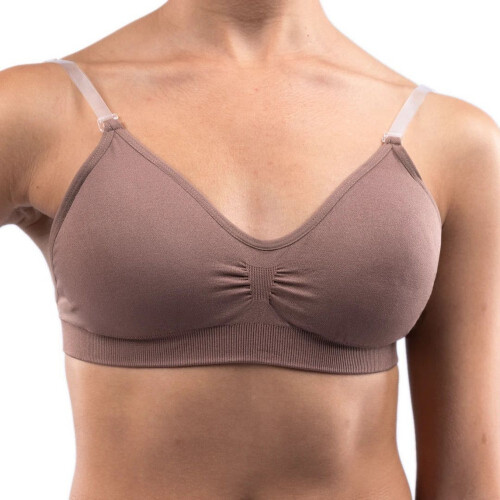 Silky Dance Girls Padded Clear Back Bra