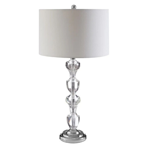 Premier Housewares Zarine Crystal Glass Stand Table Lamp