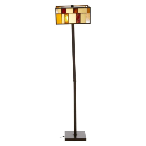Premier Housewares Walden Square Bronze Floor Lamp