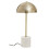 Premier Housewares Marlott Gold Dome White Base Table Lamp 1