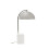 Premier Housewares Marlott Chrome & White Table Lamp 1