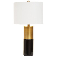 Edric Black & Gold Marble Table Lamp