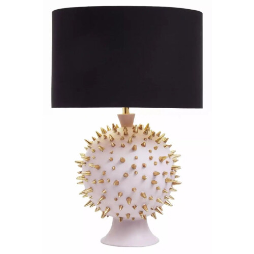 Premier Housewares Nicos Gold Spokes Table Lamp