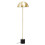 Premier Housewares Marlott Brass & Black Floor Lamp 1