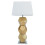 Premier Housewares Aleli Gold & Chrome Glass Base Table Lamp 1
