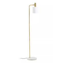 Lawton White & Gold Floor Lamp