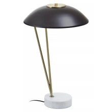 Lawton Gold & Black White Base Table Lamp
