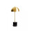 Premier Housewares Marlott Brass Dome Black Base Table Lamp 1