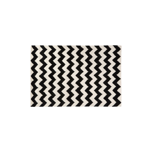 Premier Housewares Bosin Small Black & White South Beach Rug