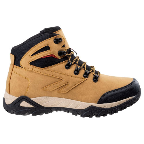 (12 UK, Camel/Black) Hi-Tec Mens Medin Mid Cut Walking Boots 2