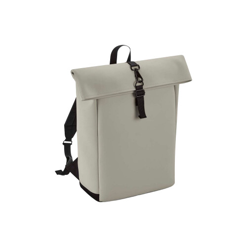 BagBase (One Size, Clay) Bagbase Roll Top PU Backpack