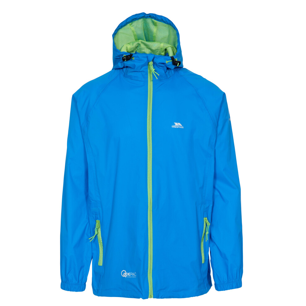 Trespass (Xxxs, Cobalt) Unisex Waterproof - Qikpac Jacket Blue