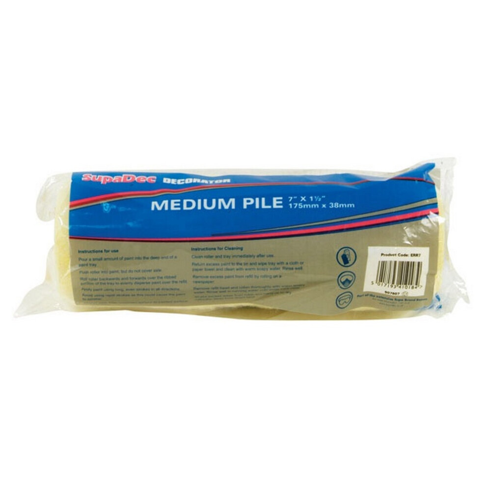 Supadec Medium Pile Paint Roller Sleeve 5059699443556