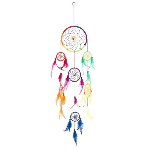 Something Different Multi Rainbow Dreamcatcher