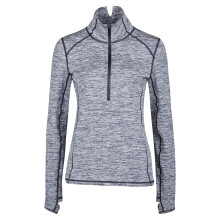 Dublin Womens/Ladies Violet Half Zip Long Sleeve Top