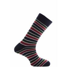 Horizon Mens Classic Short Striped Dress Socks