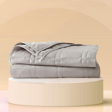Baloo Weighted Blanket for Adults 15 lb Full/Queen (Silver Sage, 60"x80") | Cooling & 100% Cotton | Machine Washable & Dryer Safe | Glass Microbead Fi