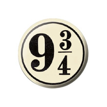 Harry Potter Nine And Three Quarters Badge