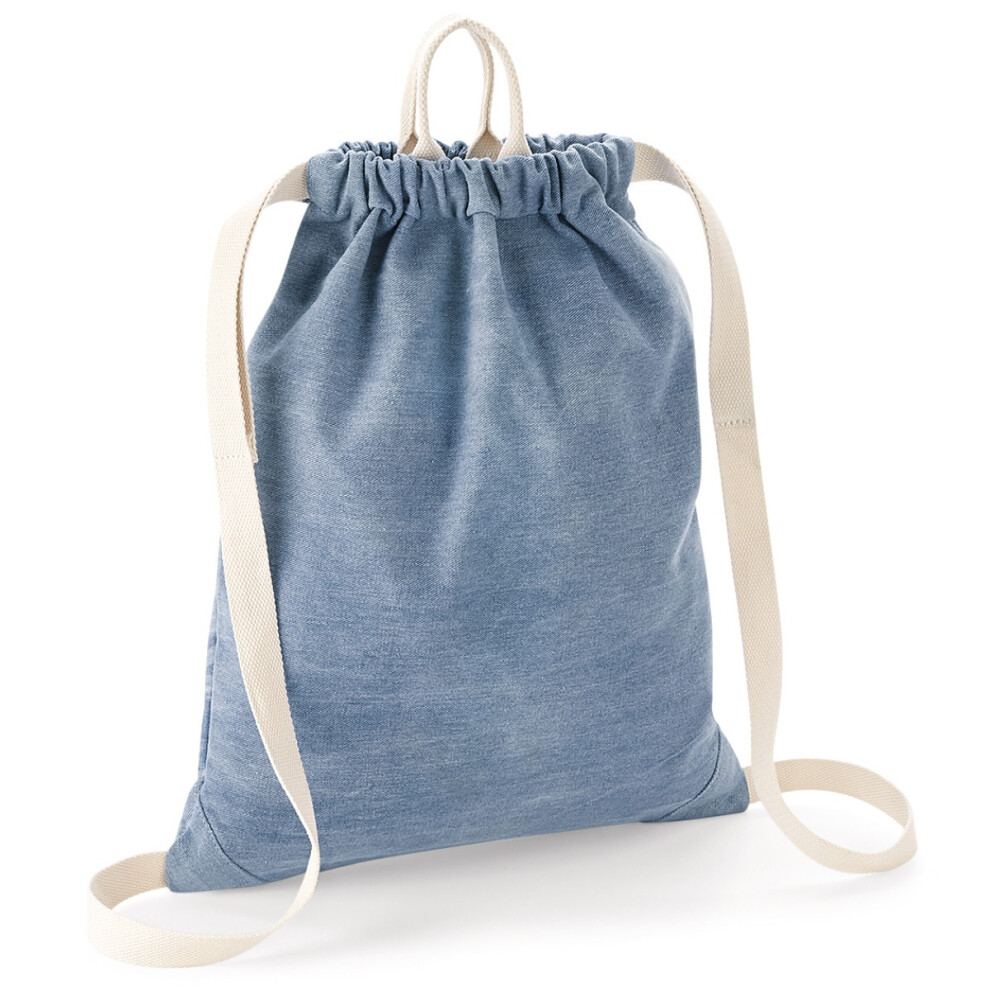 Bagbase (One Size, Light Denim) Denim Gymsac Multicoloured