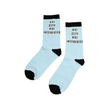 Team Direct Childrens/Kids Not City Not Interested Socks