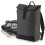 BagBase (One Size, Black/Reflective) Bagbase Reflective Roll Top Backpack 4