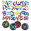 Amscan Mixed 50th Birthday Confetti 1