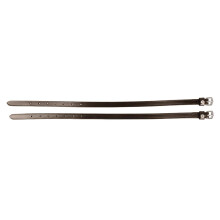 (One Size, Brown) Hy Childrens/Kids Leather Diamante Spur Straps