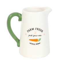 Something Different Farm Fresh Carrot Patch Ceramic Flower Jug