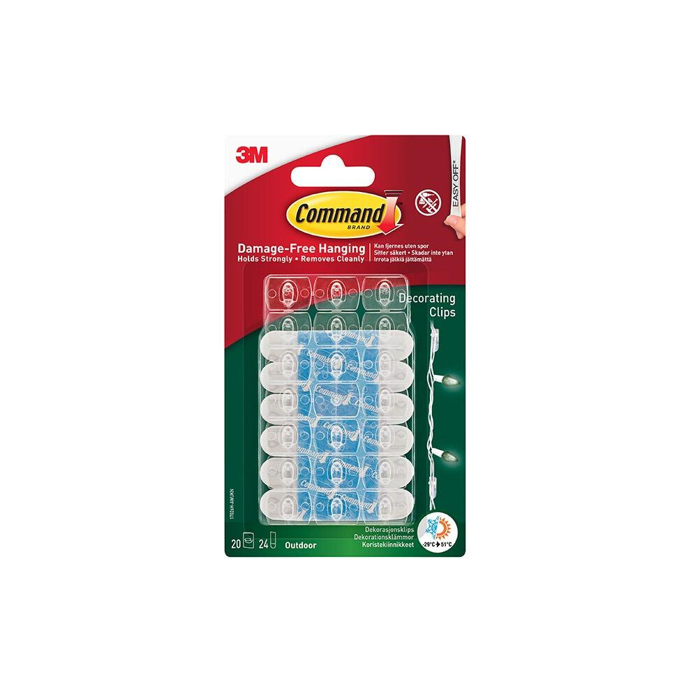 Command 17026H Outdoor Decorating Clips 20Pk 5063750898490